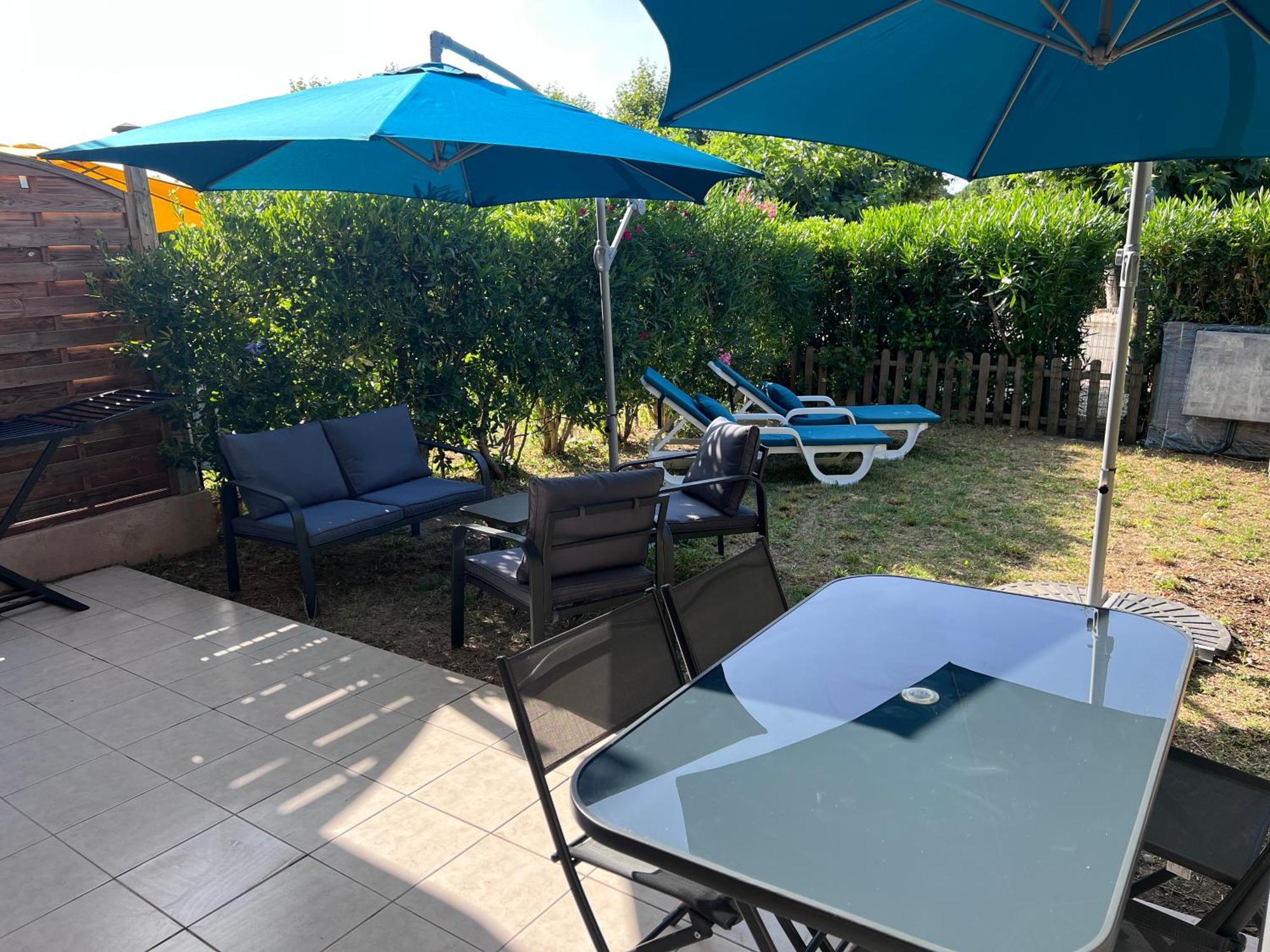 Appartement T2 Avec Jardin Prive, Piscine Et Barbecue Lorgues Exterior photo